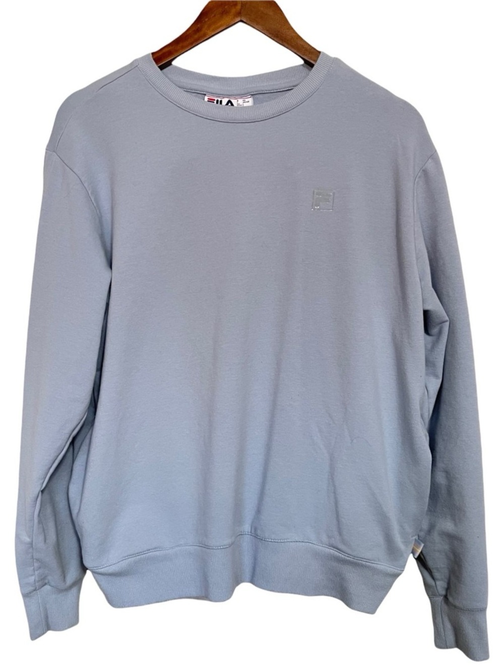 Fila Men's Light Blue Crewneck Sweatshirt